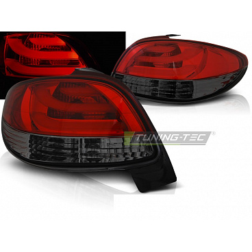 Peugeot 206 10.1998- zadní lampy red smoke LED BAR Peugeot 206 10.1998- zadní lampy red smoke LED BAR