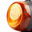 Výstražná blikající lampa mini maják 18 LED šrouby nízká R65 R10 12V 24V W213bl