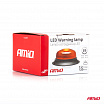 Výstražná blikající lampa mini maják 18 LED šrouby nízká R65 R10 12V 24V W213bl