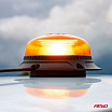 Výstražná blikající lampa mini maják 18 LED šrouby nízká R65 R10 12V 24V W213bl