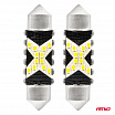 LED žárovky CANBUS Festoon C5W 12SMD 2016 36mm Bílá 12V 24V