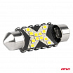 LED žárovky CANBUS Festoon C5W 12SMD 2016 36mm Bílá 12V 24V