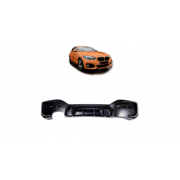 Difuzor BMW 1 F20 F21 Facelift Zadní Matná Černá