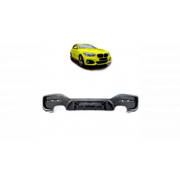 Difuzor BMW 1 F20 F21 Facelift Zadní Lesklá Černá