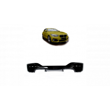 Difuzor BMW 1 F20 F21 Facelift Zadní Lesklá Černá