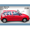 SEAT IBIZA (99-03) spoiler zad. dveří horní (EU homologace)
