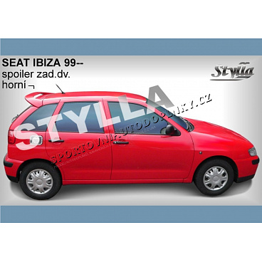 SEAT IBIZA (99-03) spoiler zad. dveří horní (EU homologace) SEAT IBIZA (99-03) spoiler zad. dveří horní (EU homologace)