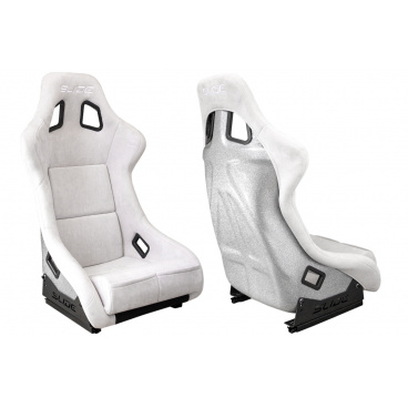 Sportovní křeslo SLIDE KS2 Premium Světle šedý Velur Stříbrný Třpyt