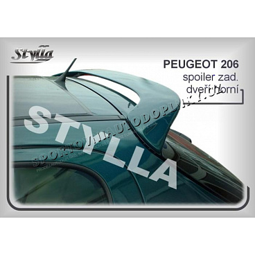 PEUGEOT 206 98+ spoiler zad. dveří horní (EU homologace) PEUGEOT 206 98+ spoiler zad. dveří horní (EU homologace)