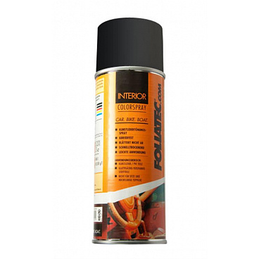 Černá - matná barva na interiér - Foliatec Interior Color Spray Černá - matná barva na interiér - Foliatec Interior Color Spray