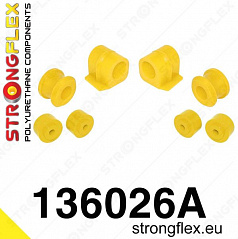 Opel Astra F StrongFlex Sport sestava silentbloků jen pro přední nápravu 6 ks