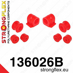 Opel Astra F StrongFlex sestava silentbloků jen pro přední nápravu 6 ks