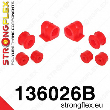 Opel Vectra A 1988-95 StrongFlex sestava silentbloků jen pro přední nápravu 6 ks Opel Vectra A 1988-95 StrongFlex sestava silentbloků jen pro přední nápravu 6 ks