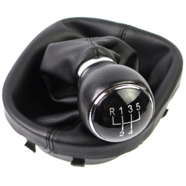 Řadící páka s manžetou VW Touran 2003-11, Caddy 2004-10 5 i 6 st. černá Řadící páka s manžetou VW Touran 2003-11, Caddy 2004-10 5 i 6 st. černá