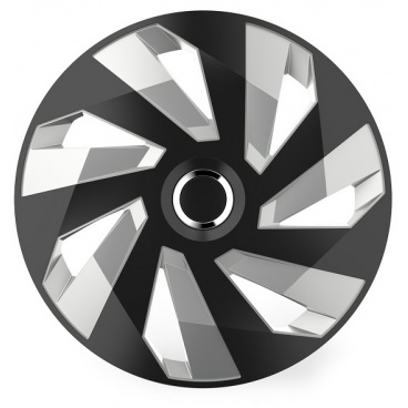 Kryty kol RC black/SILVER 14-16" (po 1 ks)