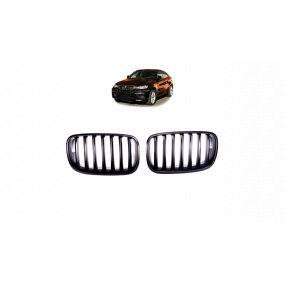 Gril BMW X6 E71 E72 X5 E70 jednotlivé žebro Matná černá