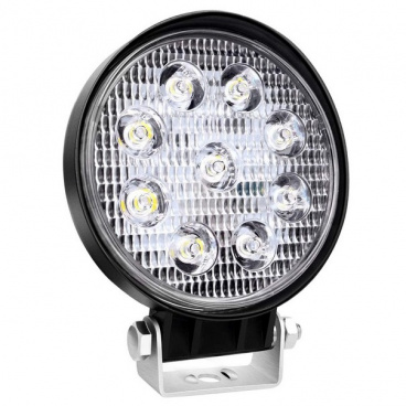 Světlo pracovní kulaté 9 LED 110x110 m 35W FLAT 9-36V Světlo pracovní kulaté 9 LED 110x110 m 35W FLAT 9-36V