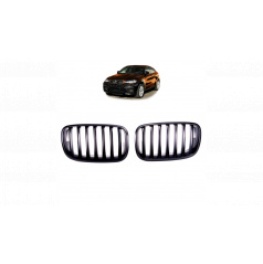 Gril BMW X6 E71 E72 X5 E70 jednotlivé žebro Matná černá
