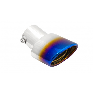 Koncovka tlumiče 105x70mm vstup 63mm Burn