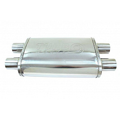 Středový tlumič 57mm TurboWorks LT 304SS 355mm