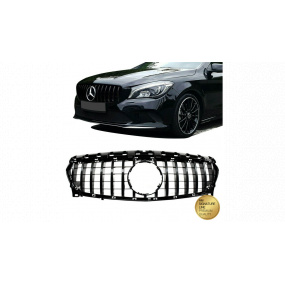 Gril Mercedes-Benz CLA C117, X117 Facelift GT Lesklá Černá