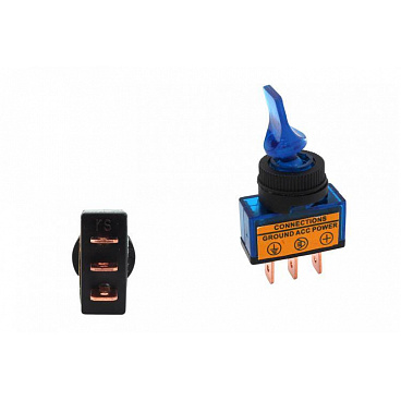 Přepínač Toggle Led Modrý Přepínač Toggle Led Modrý