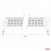 Pracovní panelová LED lampa BAR přímá AWL24 120W 60cm 12000lm 12V 24V 