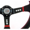 Sportovní volant WRC black/red 350 mm