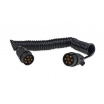 Elektrický spirálový kabel s 7 PIN 12V zástrčkami 6 m AMIO-02390