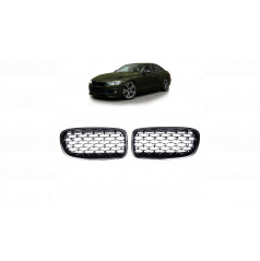 Gril BMW 3 F30 F31 Lesklá Černá
