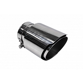 Koncovka tlumiče 101mm vstup 76mm Leštěná