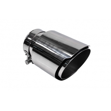 Koncovka tlumiče 101mm vstup 76mm Leštěná