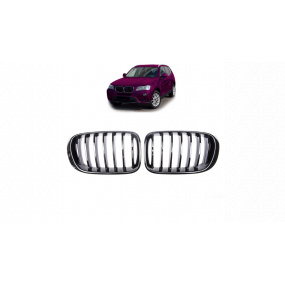 Mřížka BMW X3 F25 X4 F26 jednotlivé lamely Lesklá černá