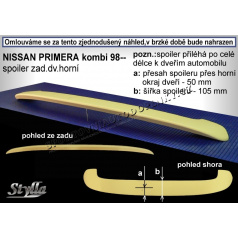 NISSAN PRIMERA COMBI (98-01) spoiler zad. dveří horní NP9L