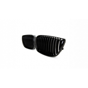 Mřížka BMW 1 E81 E82 E87 E88 jednotlivé lamely Lesklá černá Mřížka BMW 1 E81 E82 E87 E88 jednotlivé lamely Lesklá černá