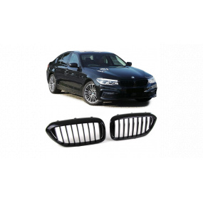 Gril BMW 5 G30 F90 G31 jednotlivé žebro Lesklá černá