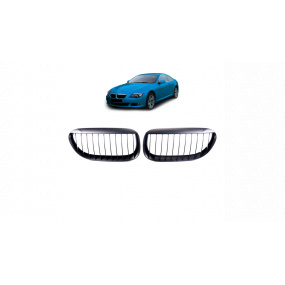 Mřížka BMW 6 E63 E64 jednotlivé lamely Matná černá