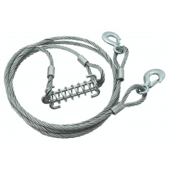 Lano vyprošťovací 7000kg s karabinami odpružené