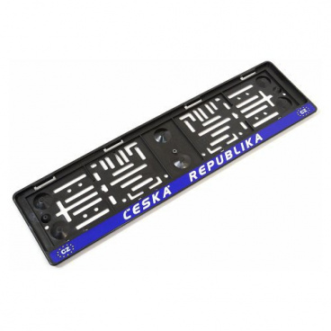 Podložka pod SPZ ČR ve stylu EU Podložka pod SPZ ČR ve stylu EU