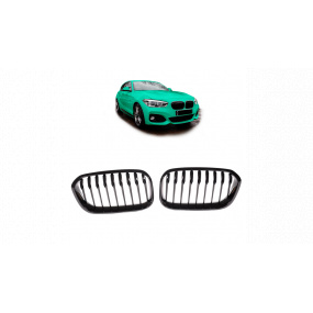 Gril BMW 1 F20 F21 Facelift jednotlivé lamely Lesklá černá