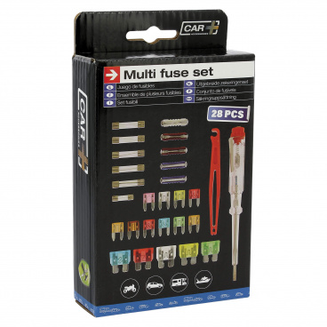 Kompletní sada pojistek vč. zkoušečky a vytahovacích kleští