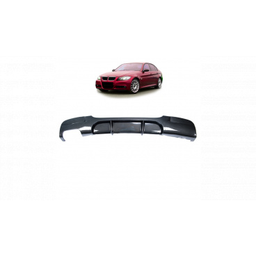 Difuzor BMW 3 E90 E91 Zadní Carbon Look Difuzor BMW 3 E90 E91 Zadní Carbon Look