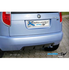 Škoda Roomster Zadní difusor - černý desén