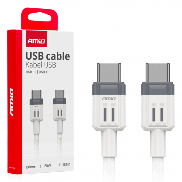 Kabel pro nabíjení USB-C - USB-C 60W 100cm FullLINK 