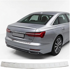 Nerez leštěný kryt horní hrany zadního nárazníku Audi A6 2018-25 sedan