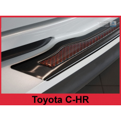 Carbon kryt- ochrana prahu zadního nárazníku Toyota C-HR 2016+