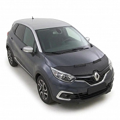 Převlek přední části kapoty černý Renault Captur 2013-20