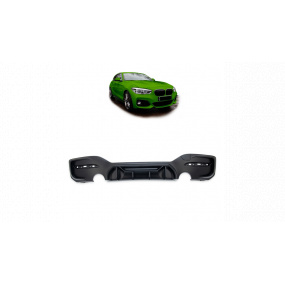 Difuzor BMW 1 F20 F21 Facelift Zadní Matná Černá