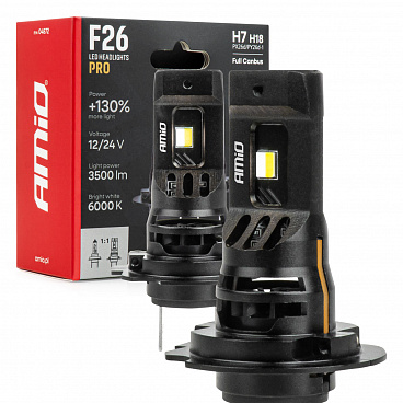 Automobilové LED žárovky F26 PRO LumiTec LIMITED +130% DUO FULL CANBUS H7 H18 12V 24V Automobilové LED žárovky F26 PRO LumiTec LIMITED +130% DUO FULL CANBUS H7 H18 12V 24V