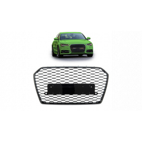 Gril Audi A6 C7 Facelift Lesklá Černá